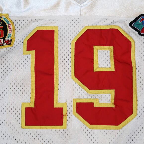 Mitchell & Ness Joe Montana KC Chiefs NFL Throwback Jersey White 1994 Mens Sz 60 - Picture 4 of 16